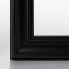 Doppelglas-Bilderrahmen ATHEN Schwarz (matt) 15 x 15 cm