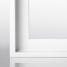 Schattenfugenrahmen LEMGO Weiß (Hochglanz) 15 x 15 cm