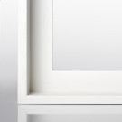 Schattenfugenrahmen HAMBURG Weiß (matt lackiert) 15 x 15 cm