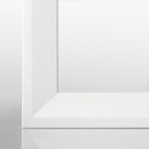 Doppelglas-Bilderrahmen PRIO Weiß (matt) 15 x 15 cm